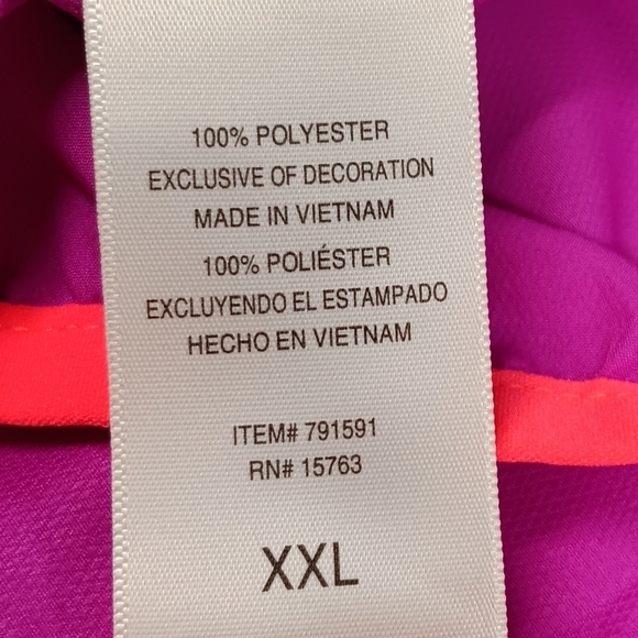 Pink Orange Champion Elite Track Jacket XXL Zip Up Lightweight - Picture 6 of 7